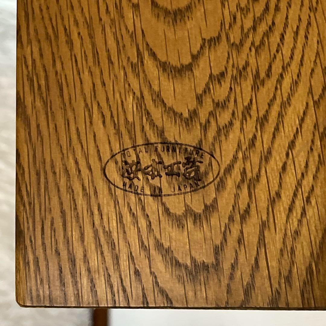 ベストセラー】浜本工芸 リビングテーブル 天然木 ナラ材 110cm 2段