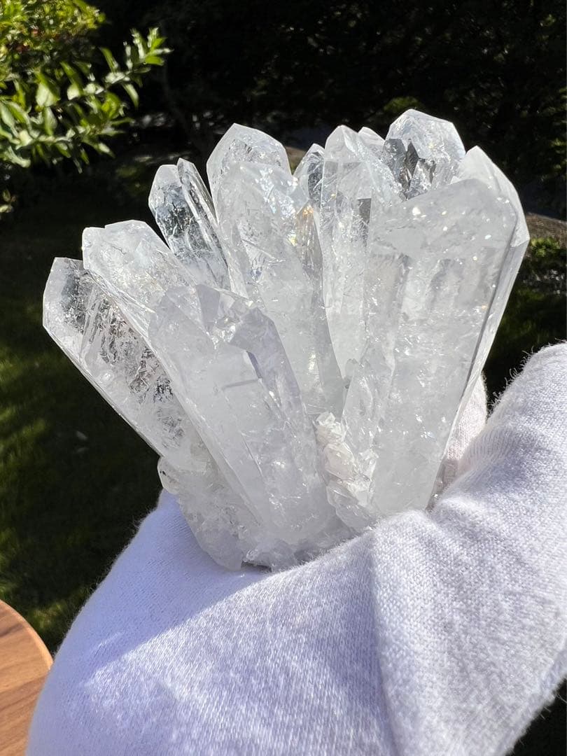 A200 アメジストドーム クラスター ウルグアイ産 と水晶クラスター