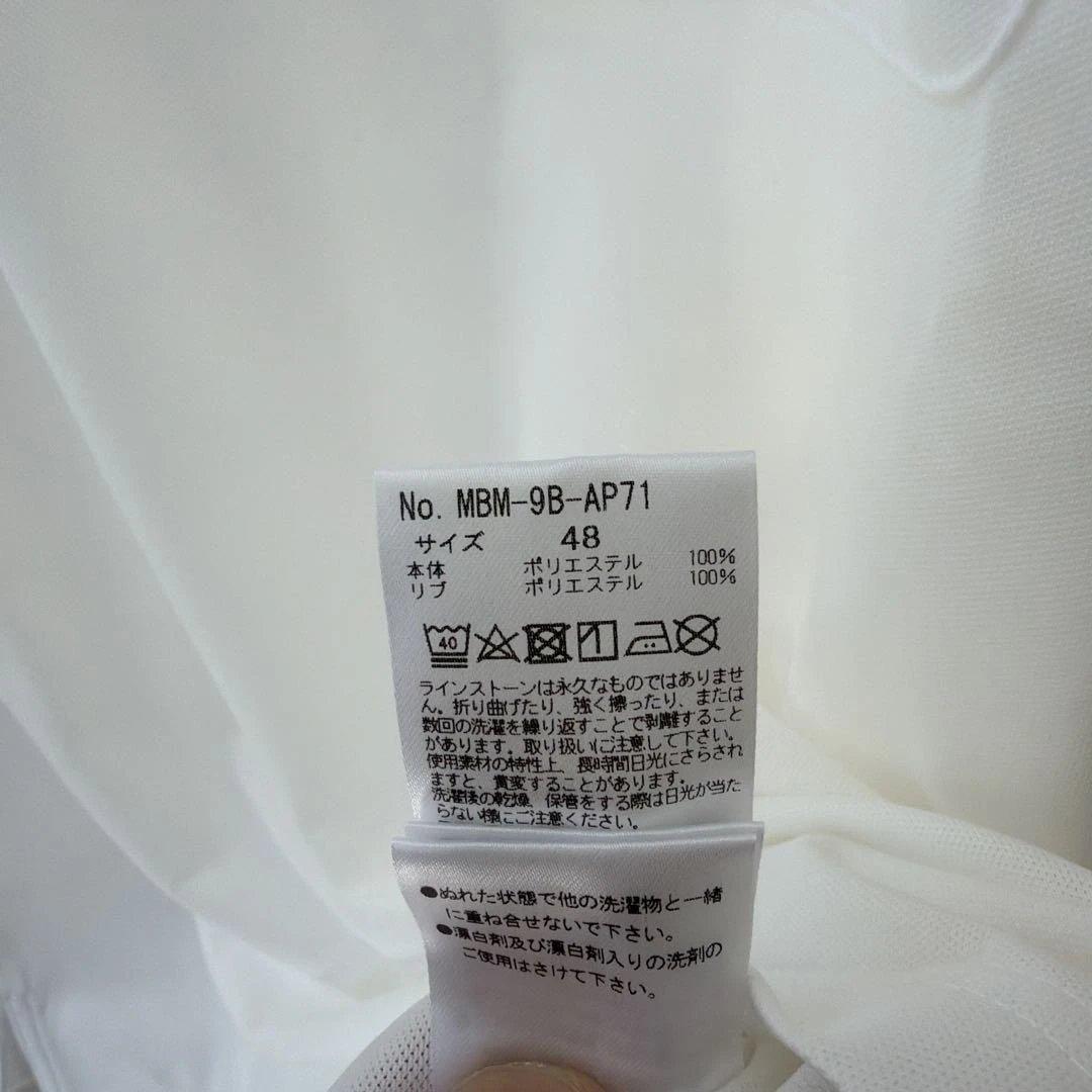 MARK&LONA マークアンドロナ スカルロゴ ハーフジップ ポロシャツ 48