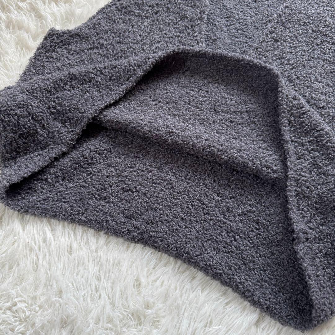 未使用級✨ミズイロインド へアリーVネックベスト ニットベスト グレー