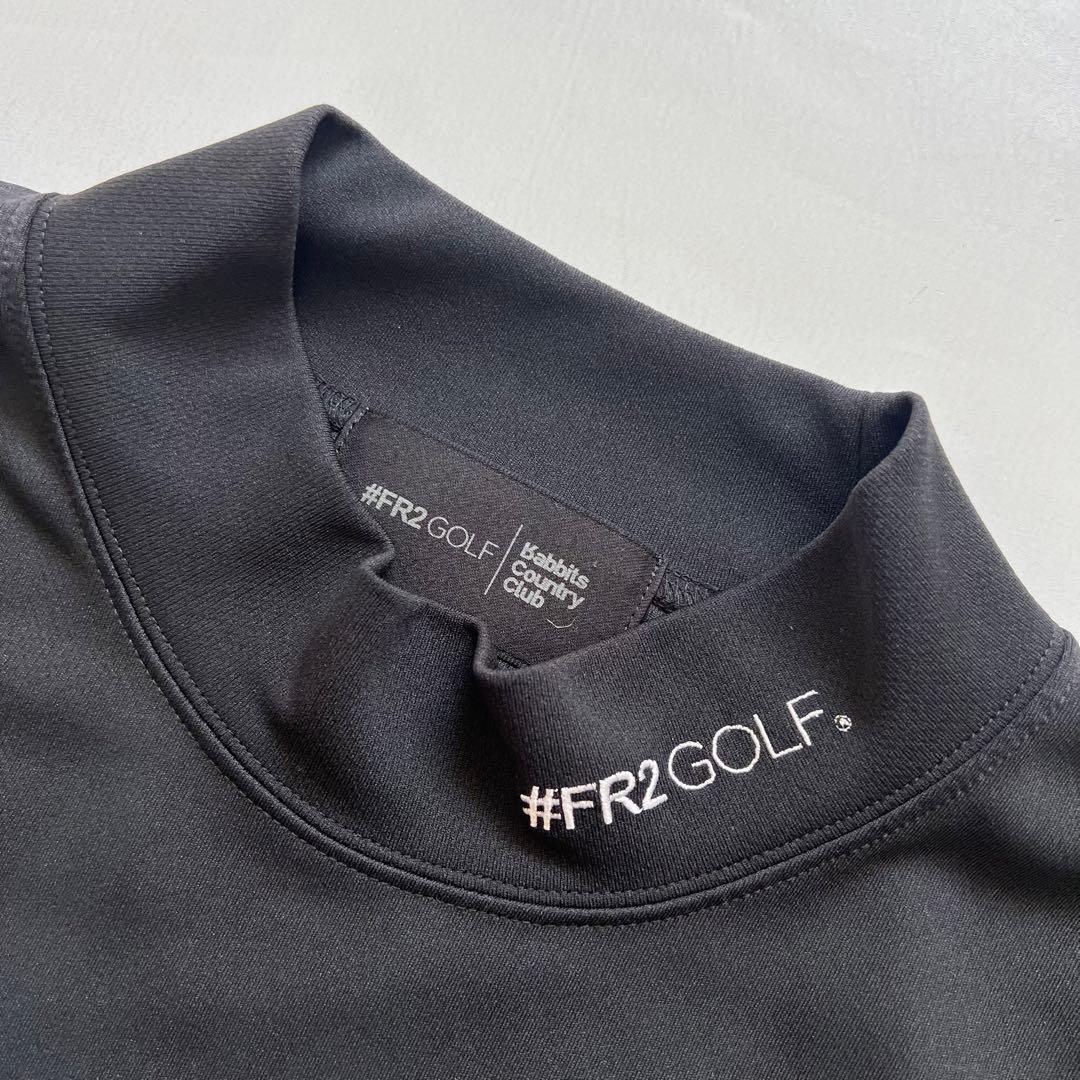 FR2 GOLF エフアールツーゴルフ　モックネック　長袖シャツ　L 黒　メンズ