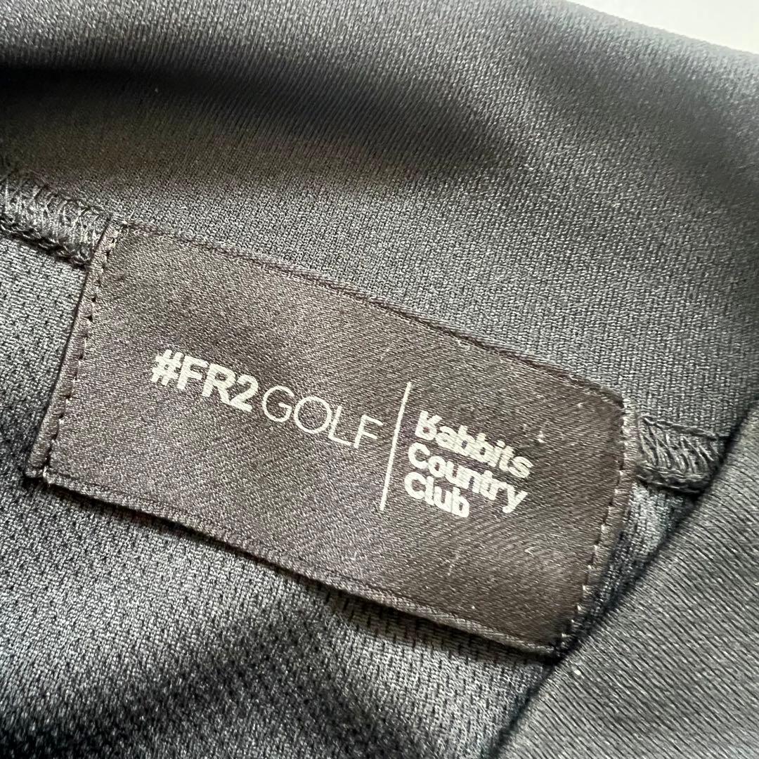 FR2 GOLF エフアールツーゴルフ　モックネック　長袖シャツ　L 黒　メンズ