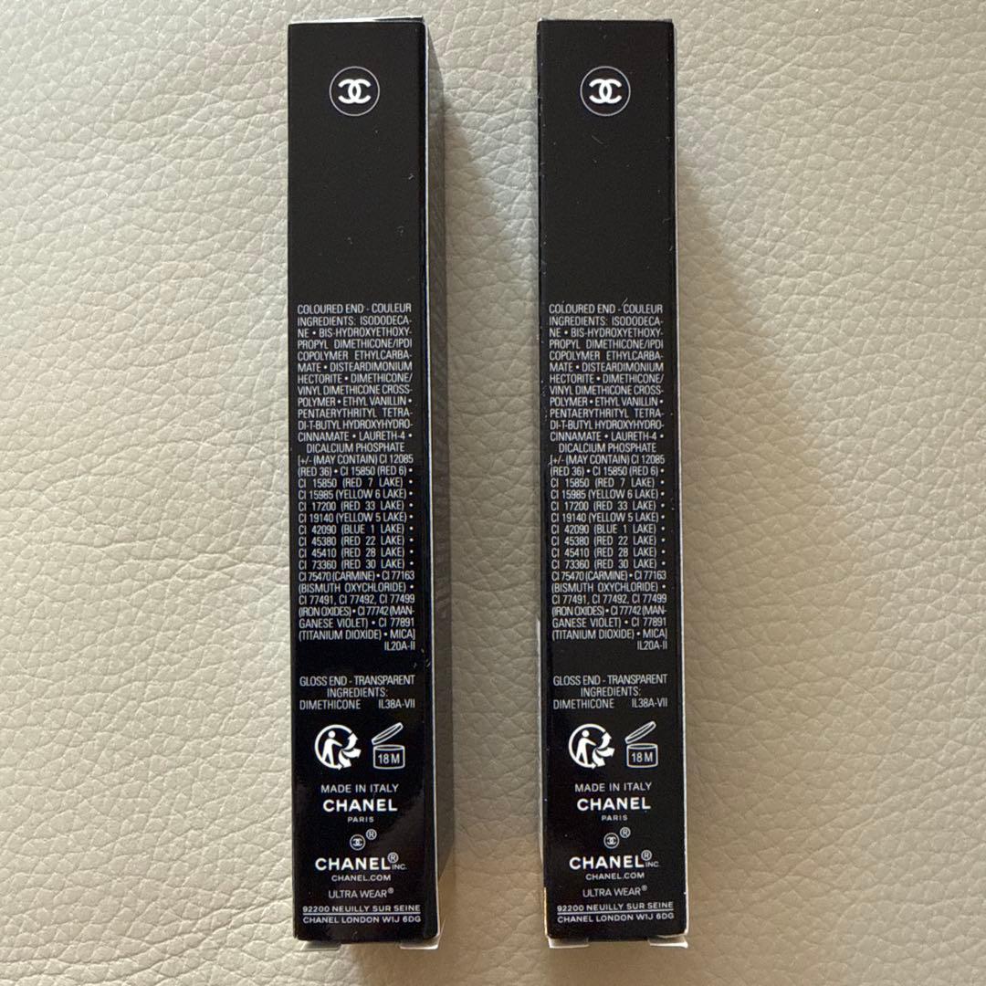 新品CHANEL リップグロス 2色セット
