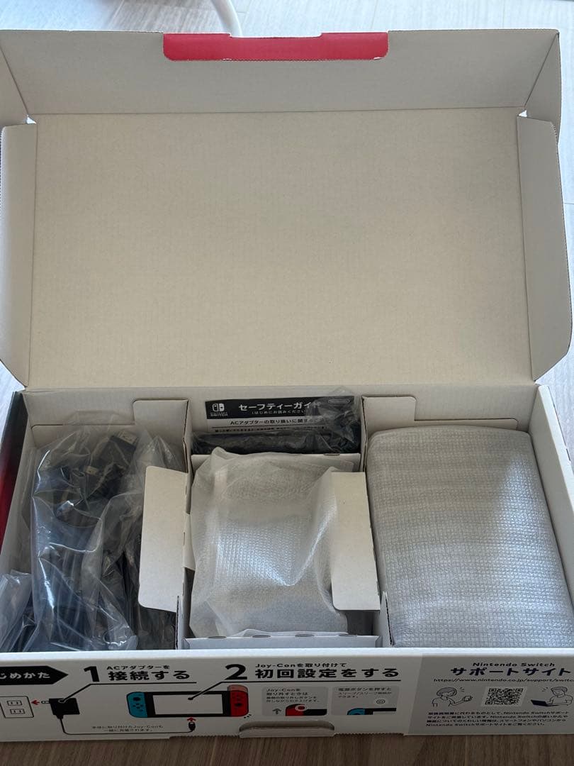 （使用頻度極小）Nintendo Switch 青/赤 本体