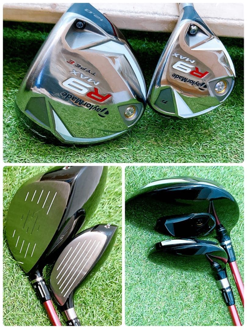 【バッグなし】テーラーメイド　R9 r5 ゴルフ　レディース　クラブセット