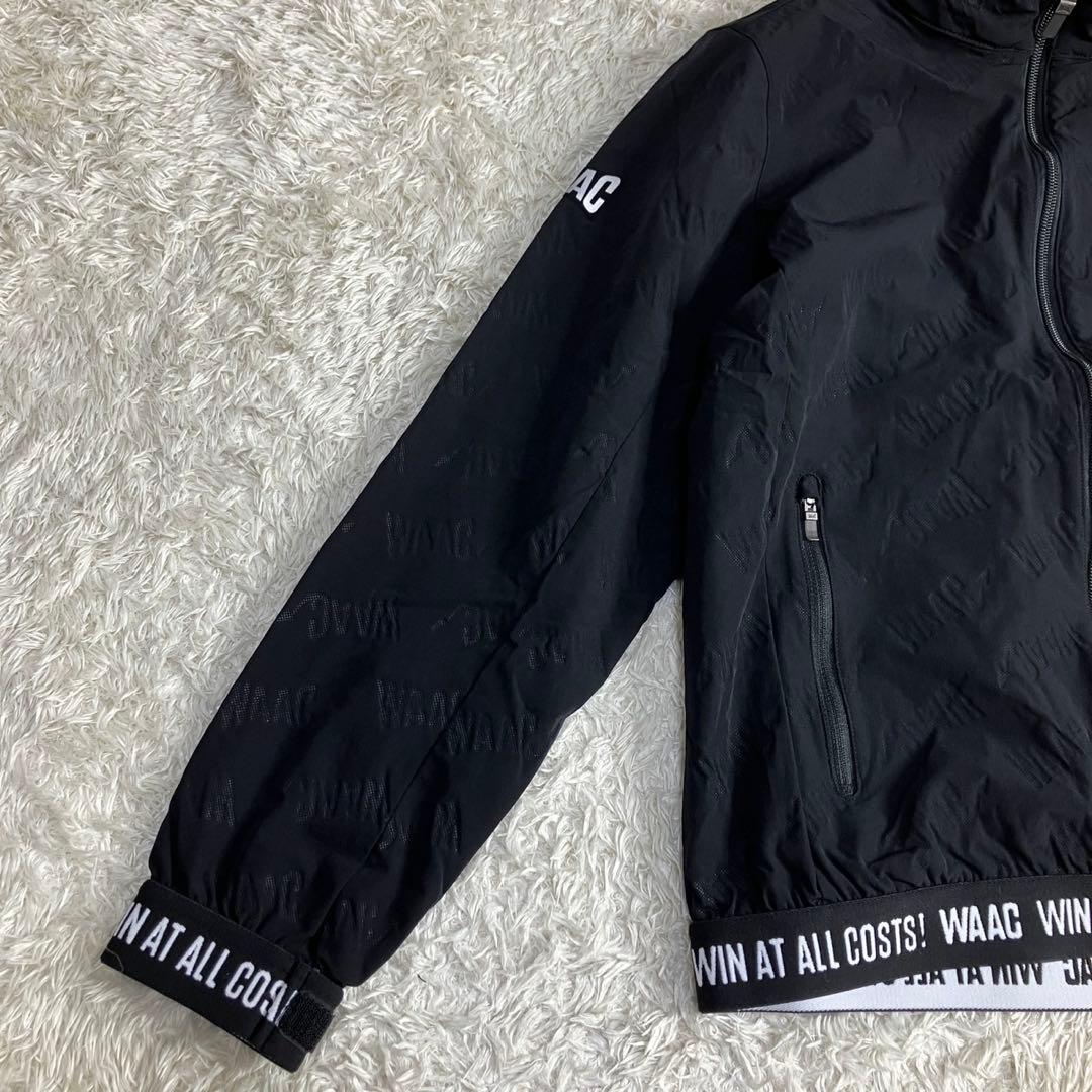 美品✨WAAC ワック　WOMENS ロゴエンボス ブルゾン　フード収納　3