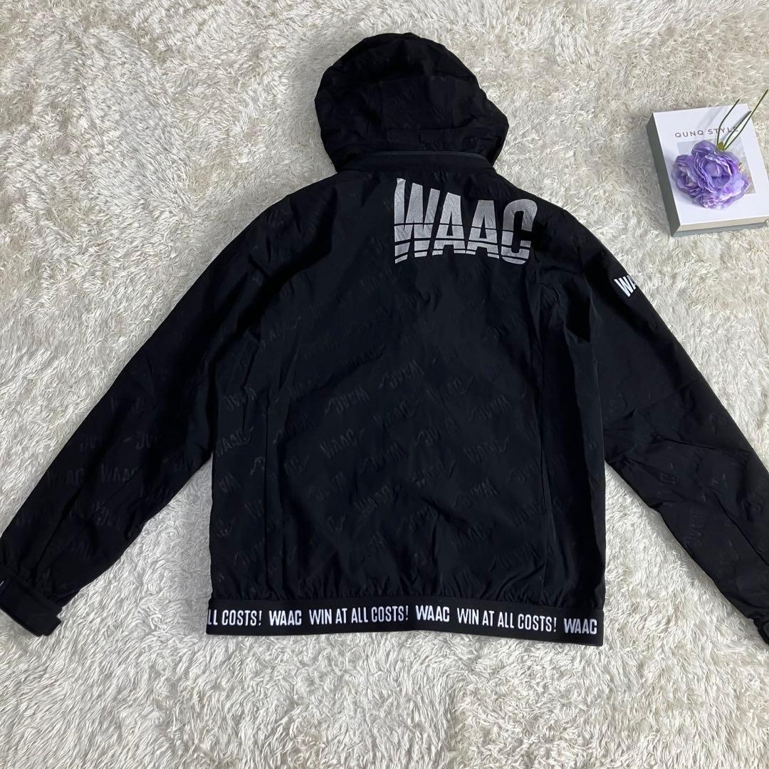 美品✨WAAC ワック　WOMENS ロゴエンボス ブルゾン　フード収納　3