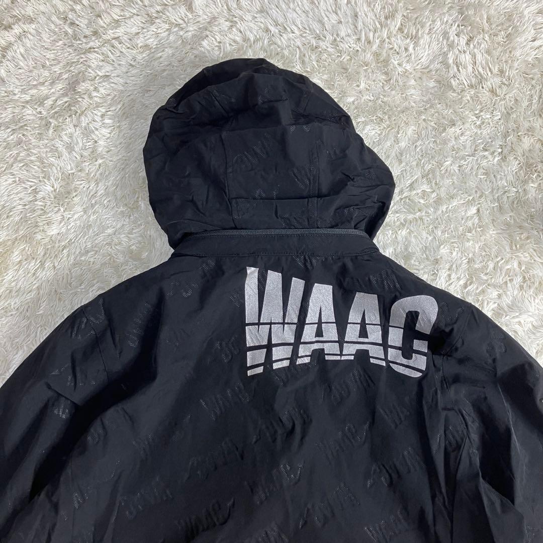 美品✨WAAC ワック　WOMENS ロゴエンボス ブルゾン　フード収納　3