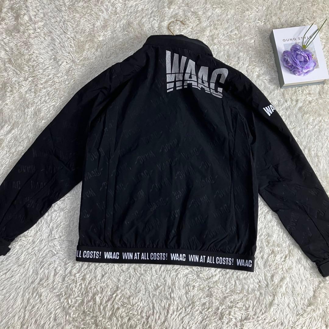 美品✨WAAC ワック　WOMENS ロゴエンボス ブルゾン　フード収納　3