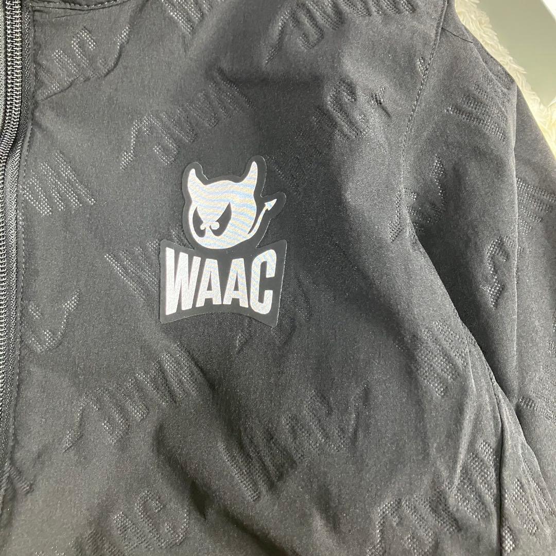 美品✨WAAC ワック　WOMENS ロゴエンボス ブルゾン　フード収納　3