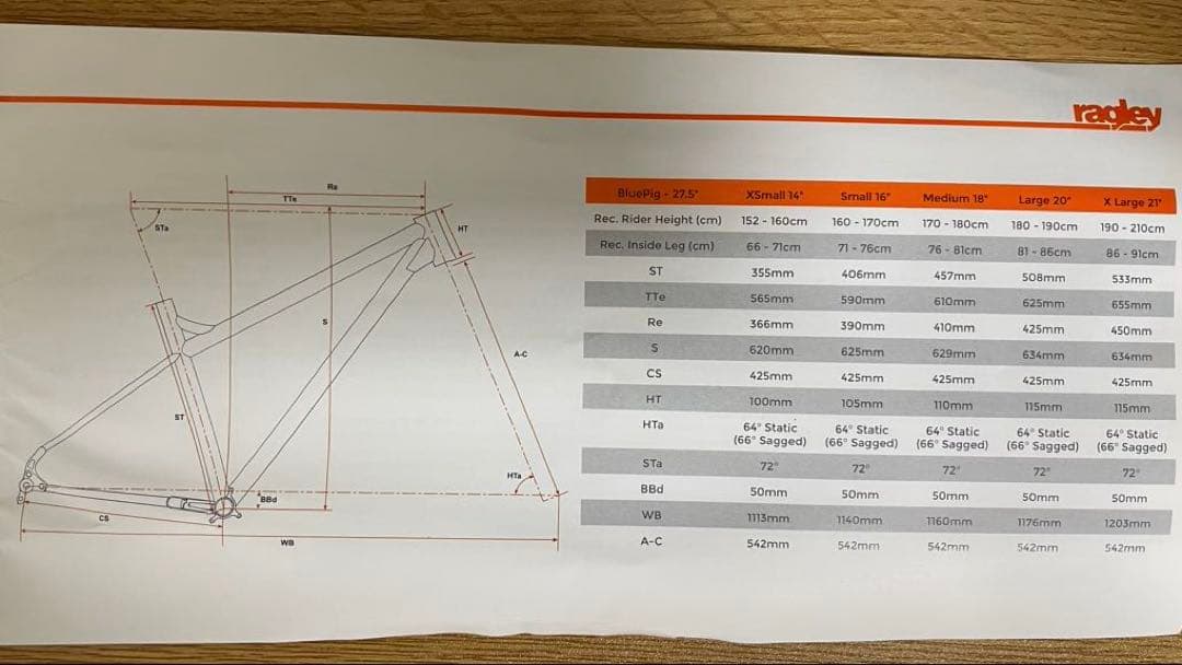 Ragley BluePig フレーム 27.5 Sサイズ 新品