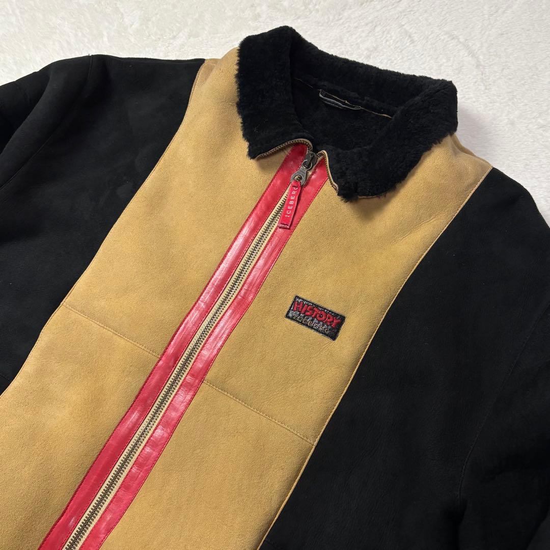 XXXXLリアルムートン レザージャケット ブルゾン イタリア製 HISTORY