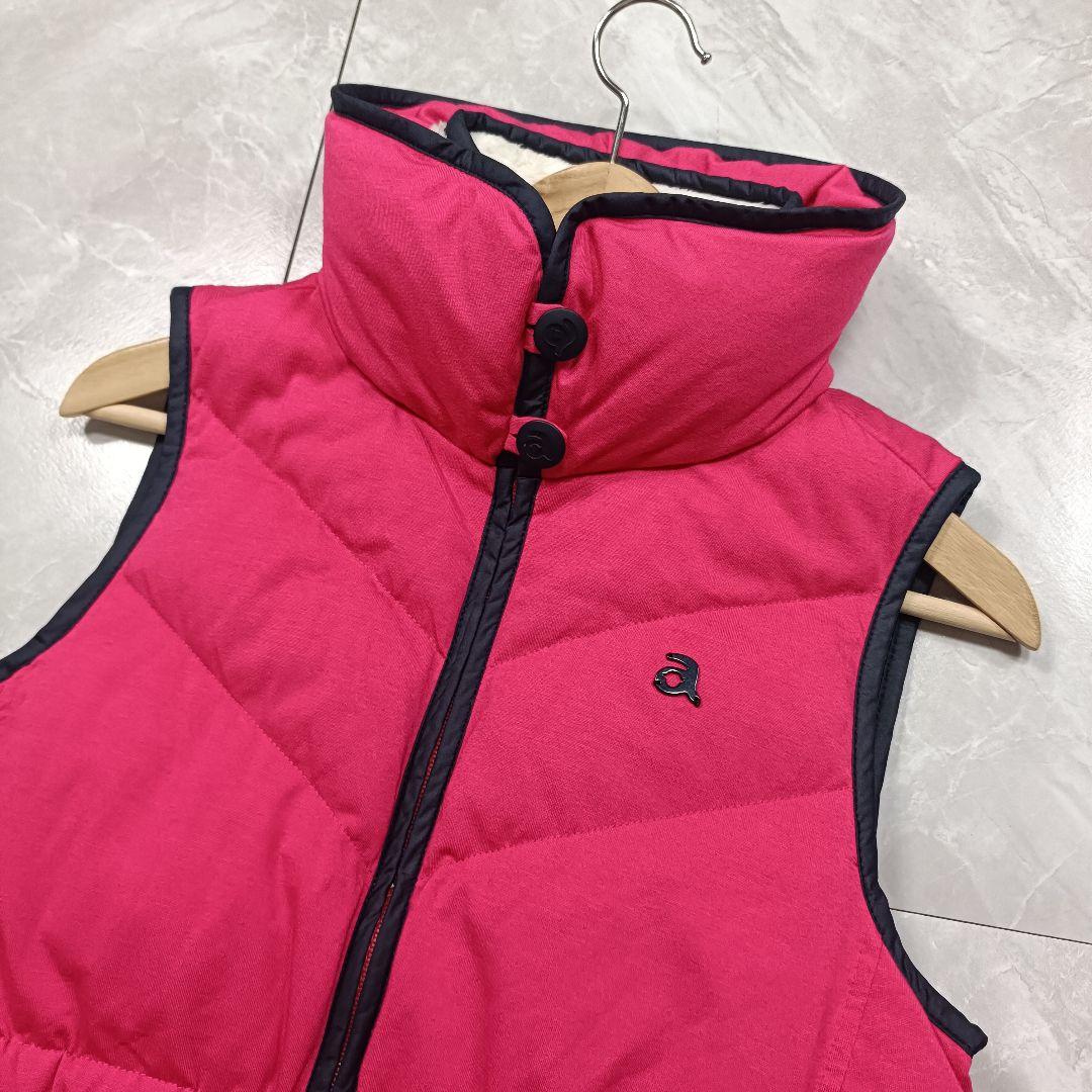 【美品】アルチビオ ARCHIVIO ダウンベスト ゴルフ 38 ピンク