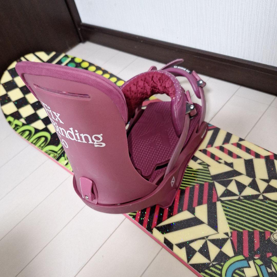 スノーボードセット　スプーンキュアレント150cm フィックスM 　ウィンスロー