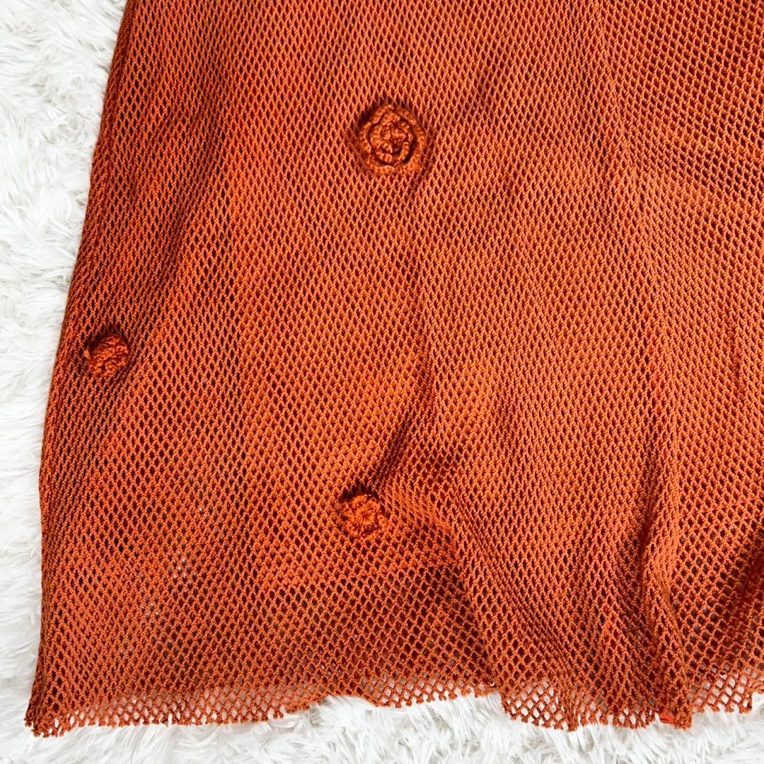 極美品✨AMERI HAND 3D MOTIF MESH DRESS S