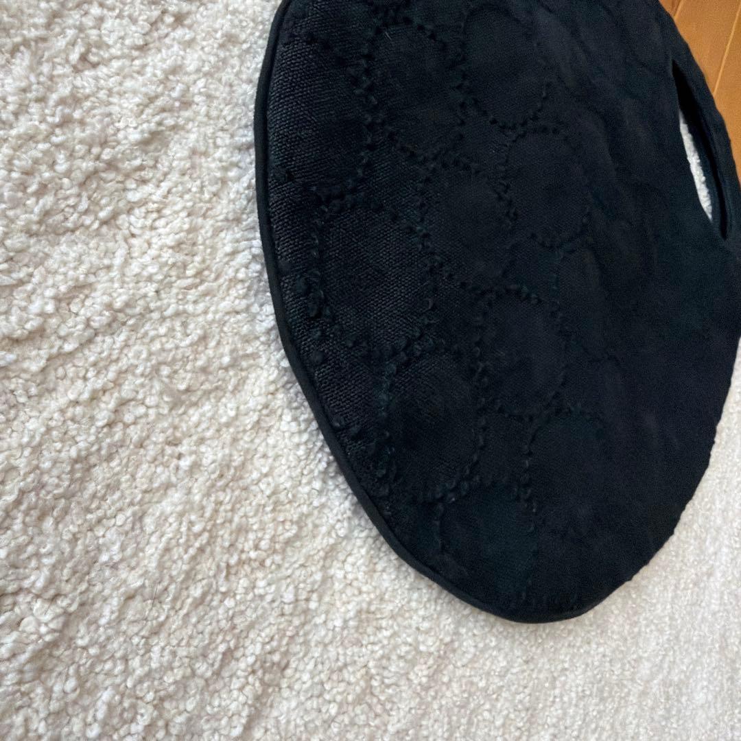 minä perhonen エッグバッグblack×black