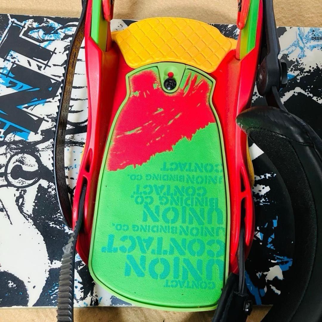 【希少】FTWO×UNION スノーボード&ビンディング 150cm グラトリ