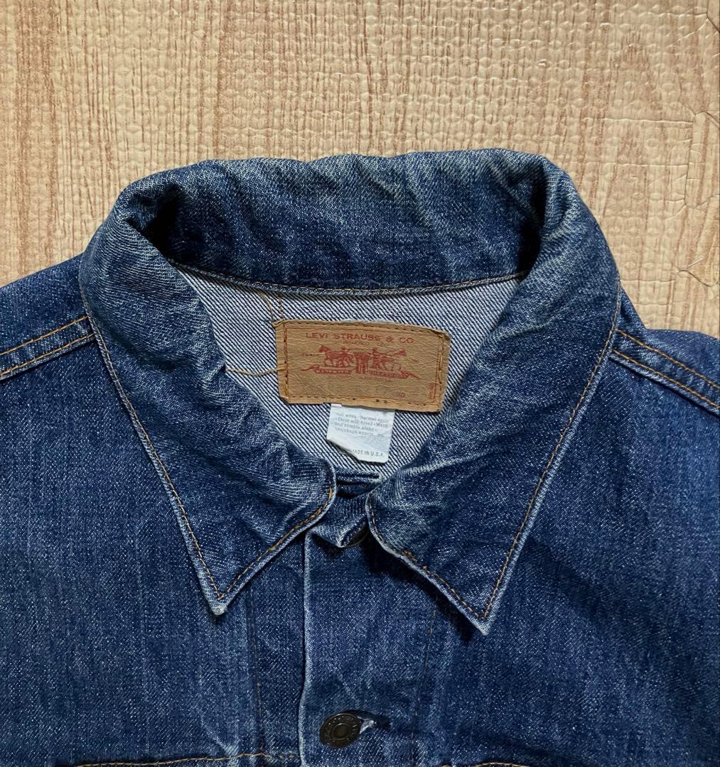 Levi's リーバイス 70505 44 濃紺 デニムジャケット ケアタグ