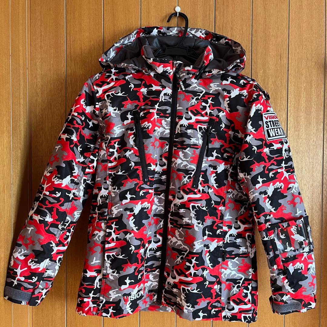 VISION ヴィジョン　160 スキー ボード　上下セット　カモフラ柄