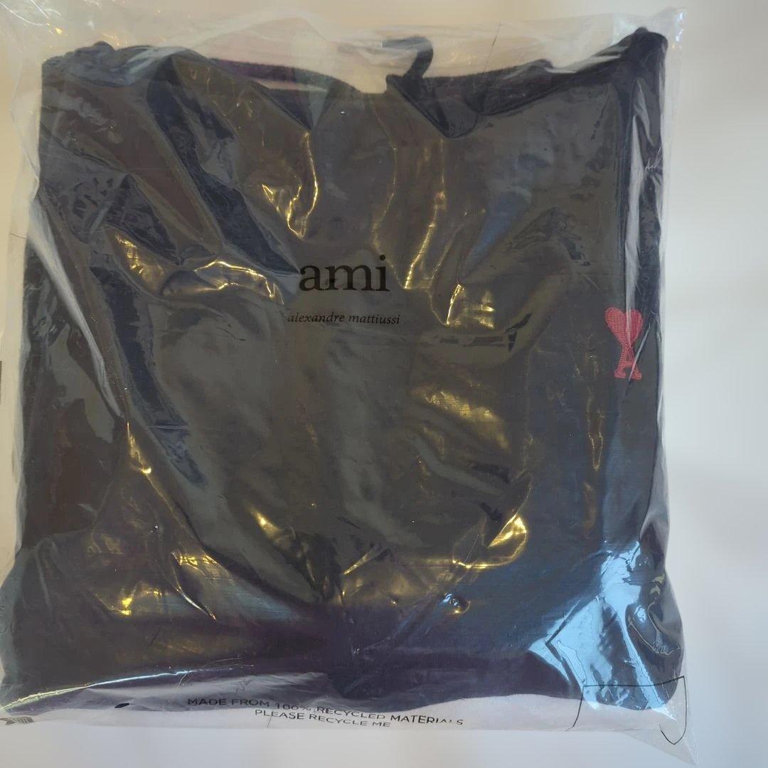 【新品】AMI PARIS アミパリス パーカー ネイビー M 男女兼用