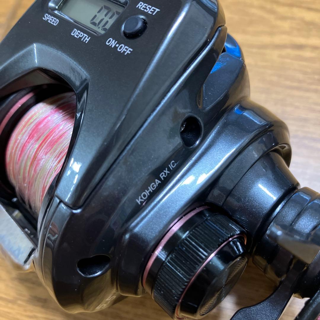 25 紅牙 KOHGA RX IC150P 右 ベイトリール 鯛ラバ ダイワ