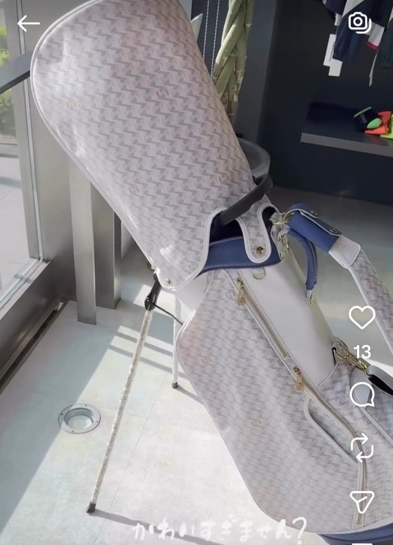 レザレクション キャディバッグPAVO オーシャンホワイト完売品