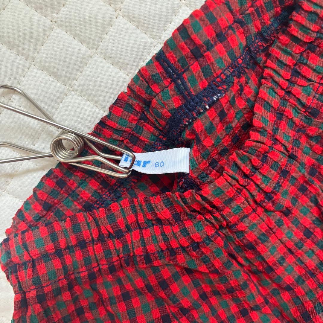 ファミリア　Tシャツ　パンツ　80cm コーデ売り　ピアノ　バレエ　ハート