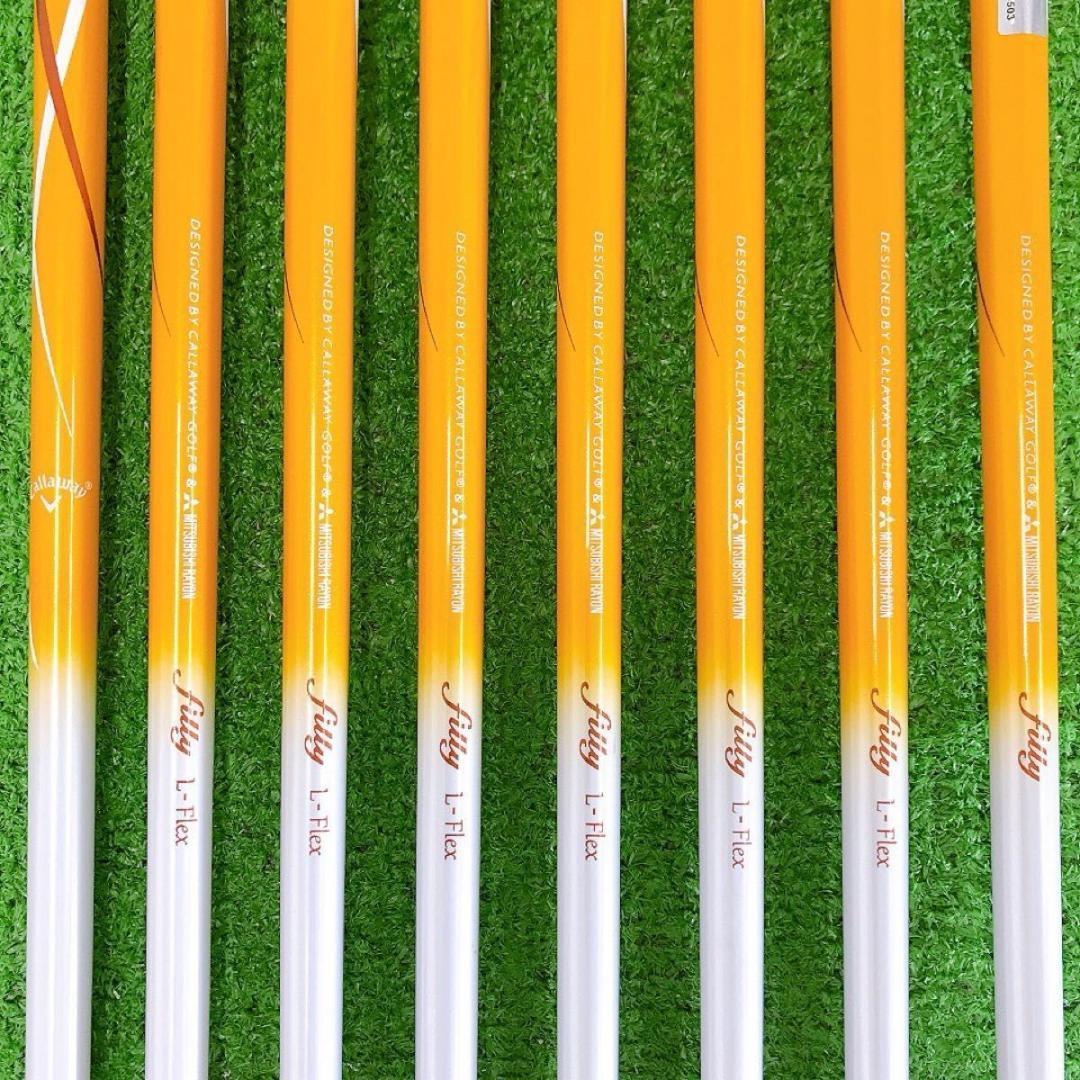 テ23★豪華8本キャロウェイ フィリー レディースアイアンセット L filly