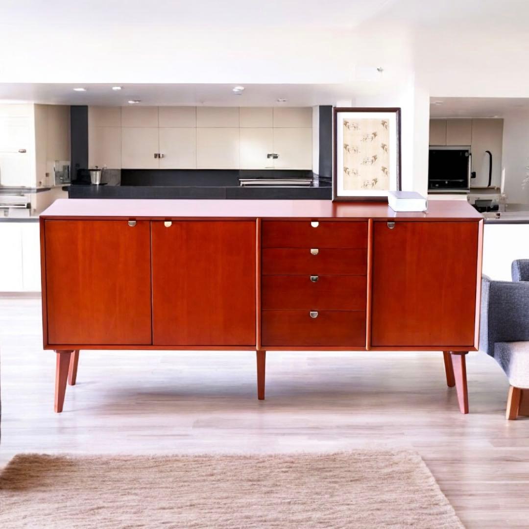 D 新品 160cm リビングボード キャビネット 北欧 ホテル仕様 収納