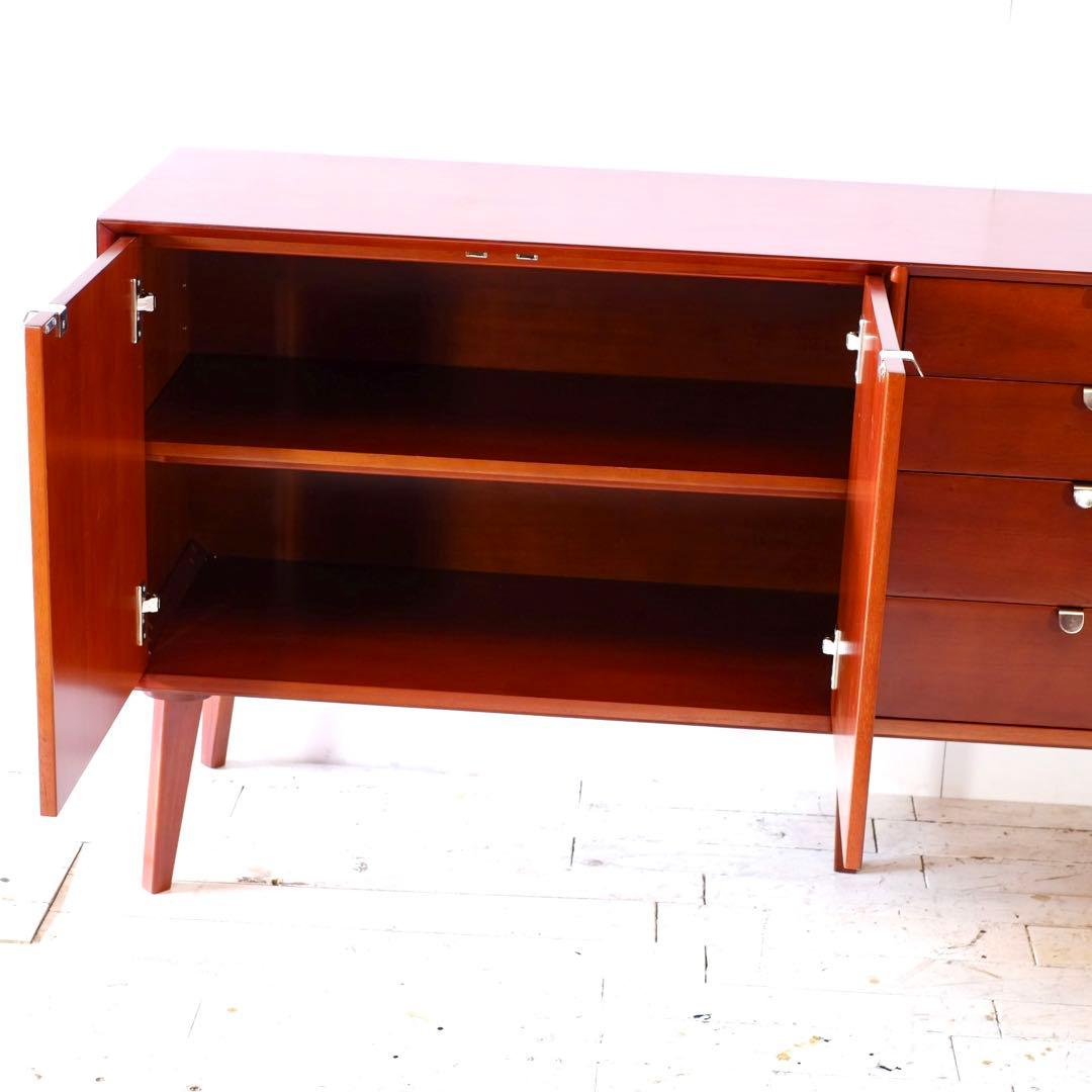 D 新品 160cm リビングボード キャビネット 北欧 ホテル仕様 収納