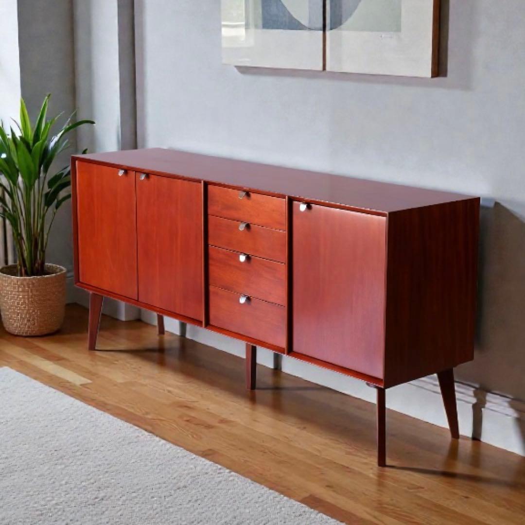 D 新品 160cm リビングボード キャビネット 北欧 ホテル仕様 収納