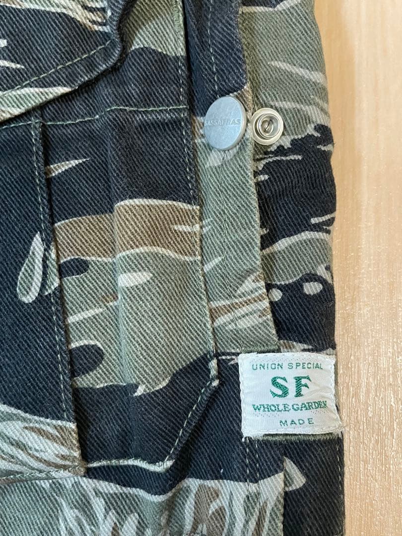 SASSAFRAS 迷彩カーゴパンツ　ササフラス