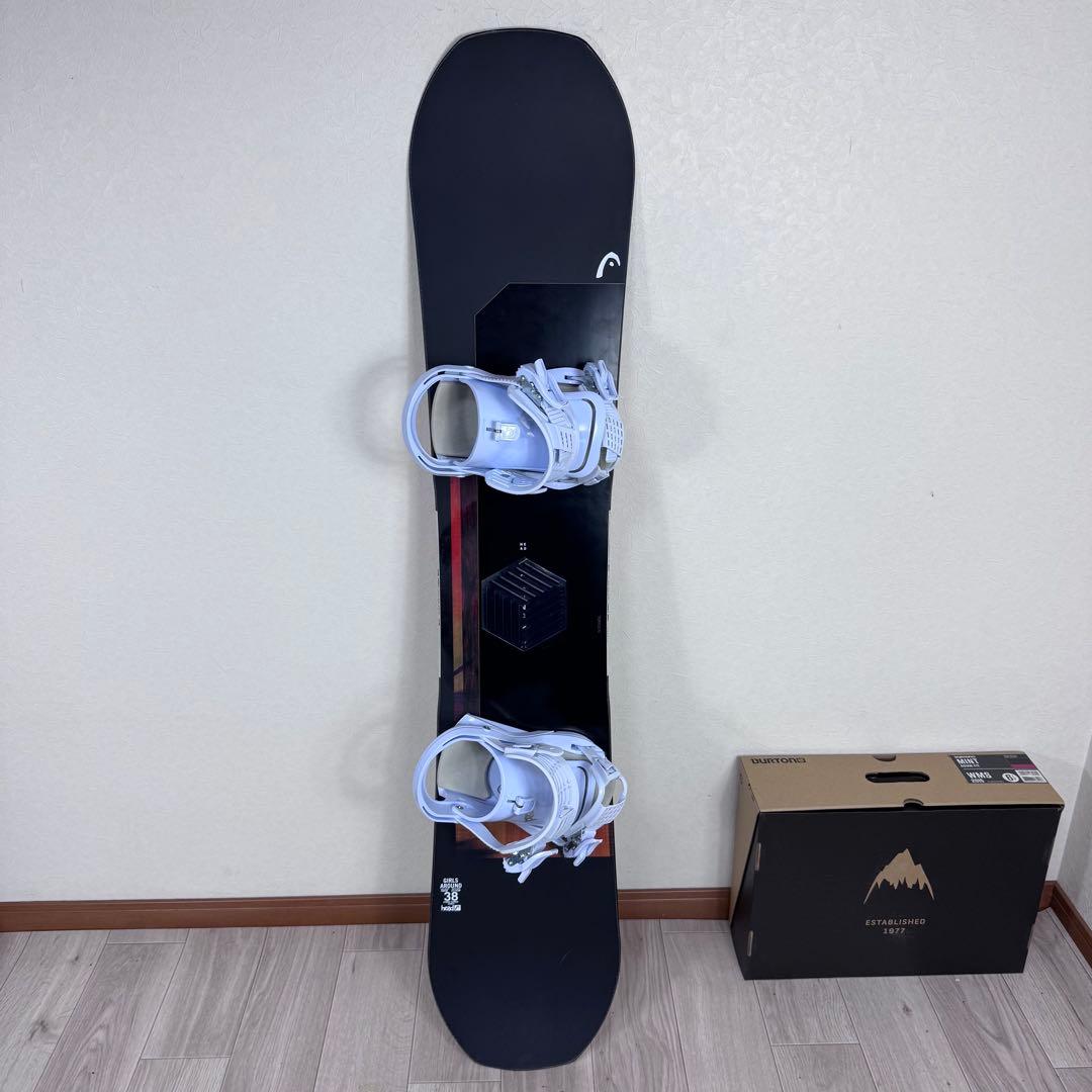 HEAD GIRLS AROUND 138cm スノーボードセット