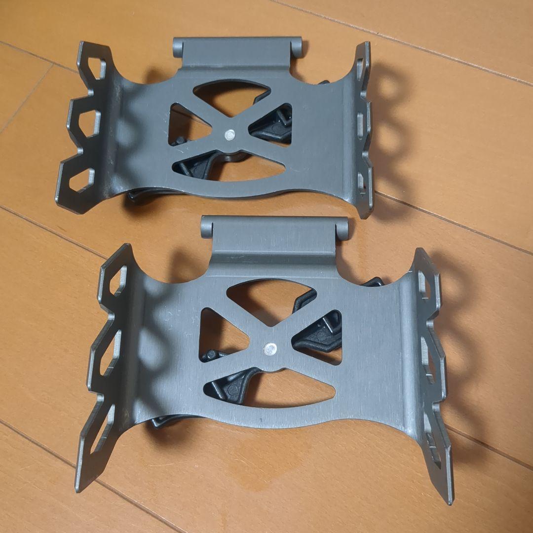 もんろー　ボレー　スピードレールバインディング＆クランポン　※一部破損あり