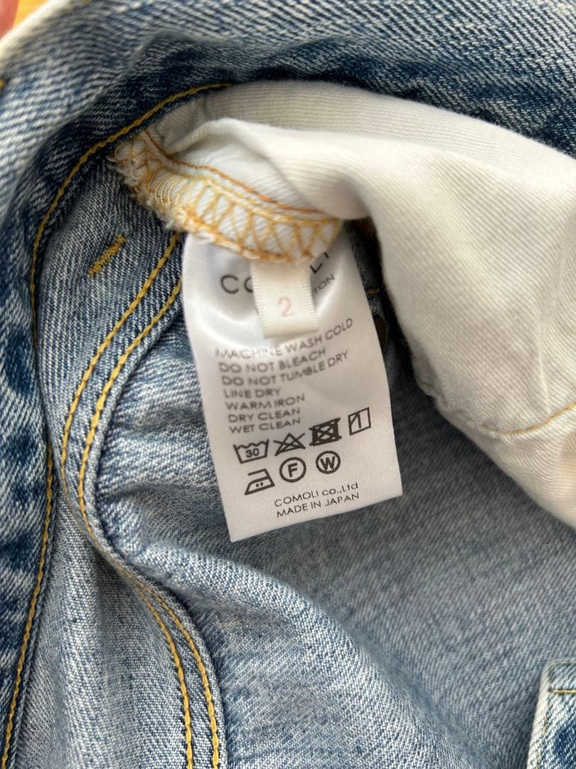 comoli（コモリ）　5Pブリーチデニム　サイズ2