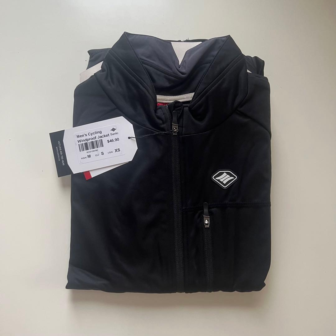 メンズ サイクルジャケット 長袖 ウィンドブレーカー 防風 防寒 秋冬用