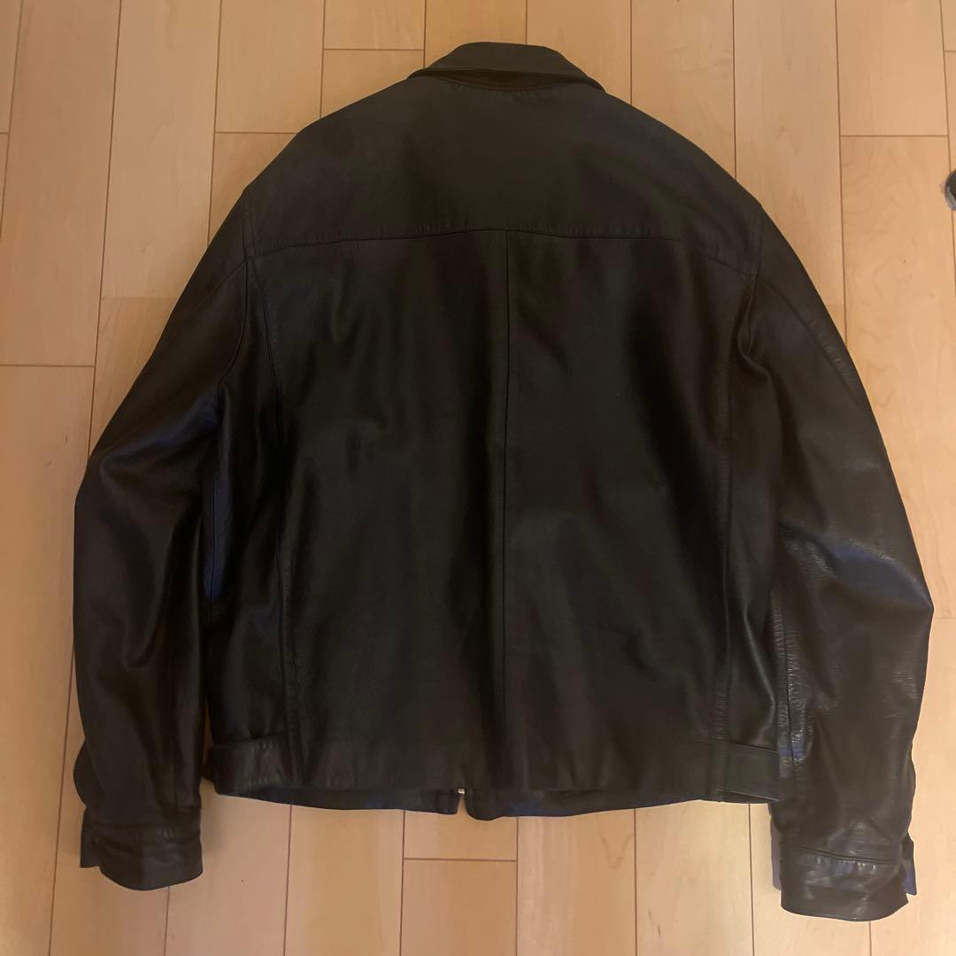 agnes b アニエスベー　レザー　サイズ4 フランス製　ririジップ