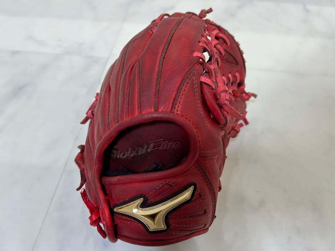 ミズノ グローバルエリート 軟式グローブ 少年野球　高学年 美品 紐新品