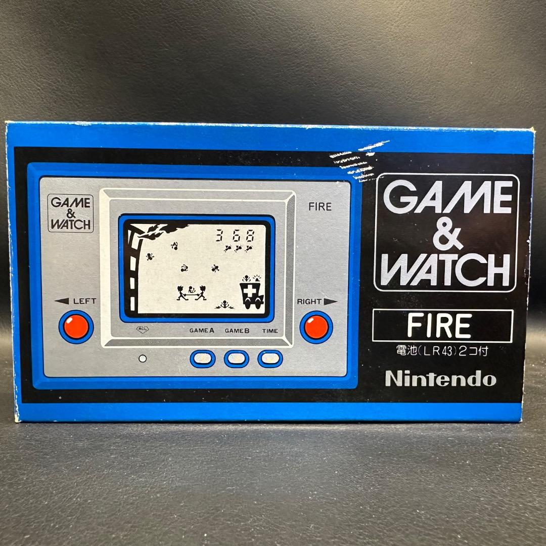 ♡Ga左1073 Nintendo ゲーム＆ウォッチ FIRE 箱 説明書