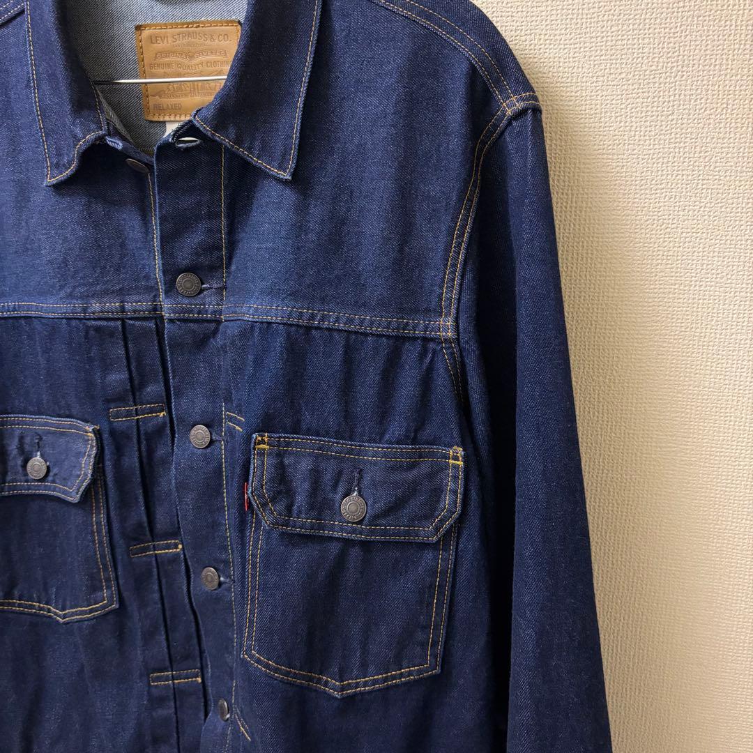 リーバイス　TYPEⅡトラッカージャケット　セカンド　リンス　L