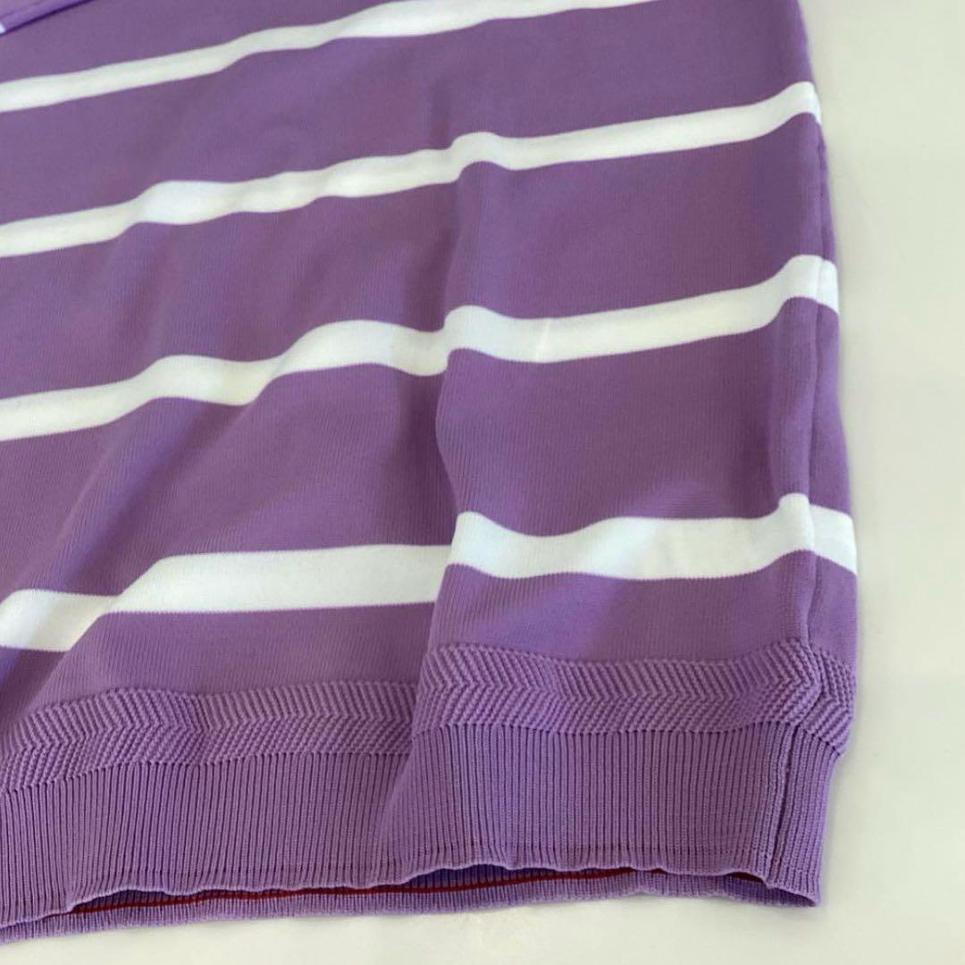 レディースウェア BRIEFING WOMEN STRIPE CREW NECK KNIT M