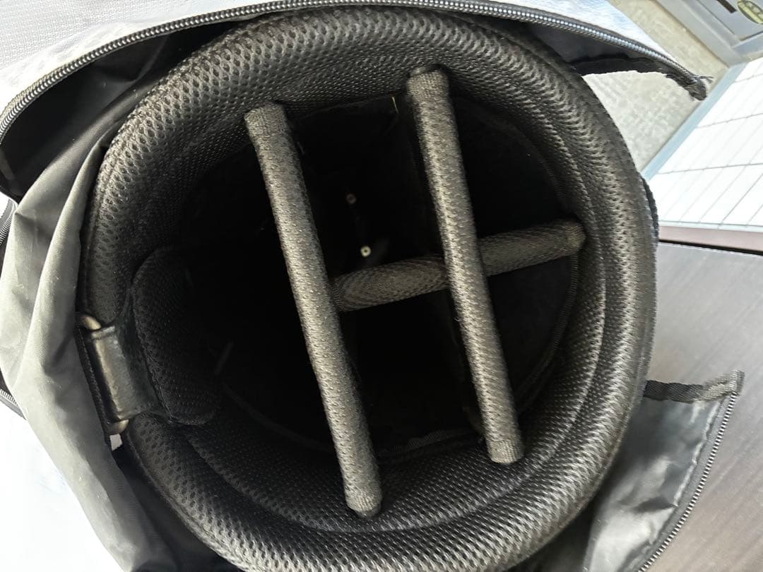 Mizuno キャディバッグ ホワイト/ブラック