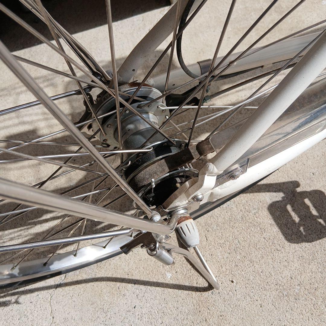 ブリジストン　アルベルト　シャンパンホワイト27インチ　引き取り限定です！