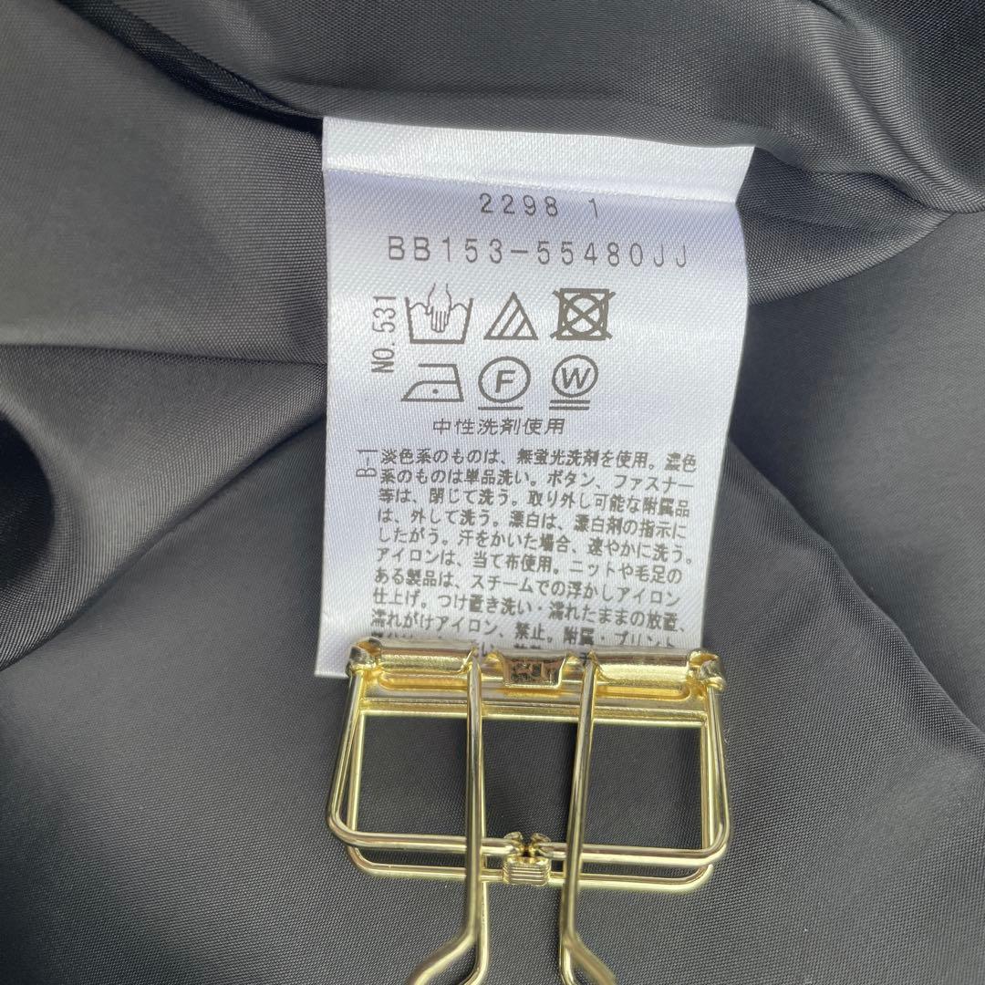 美品✨アンタイトル　ワンピース　ベルト　千鳥柄　フォーマル　6L