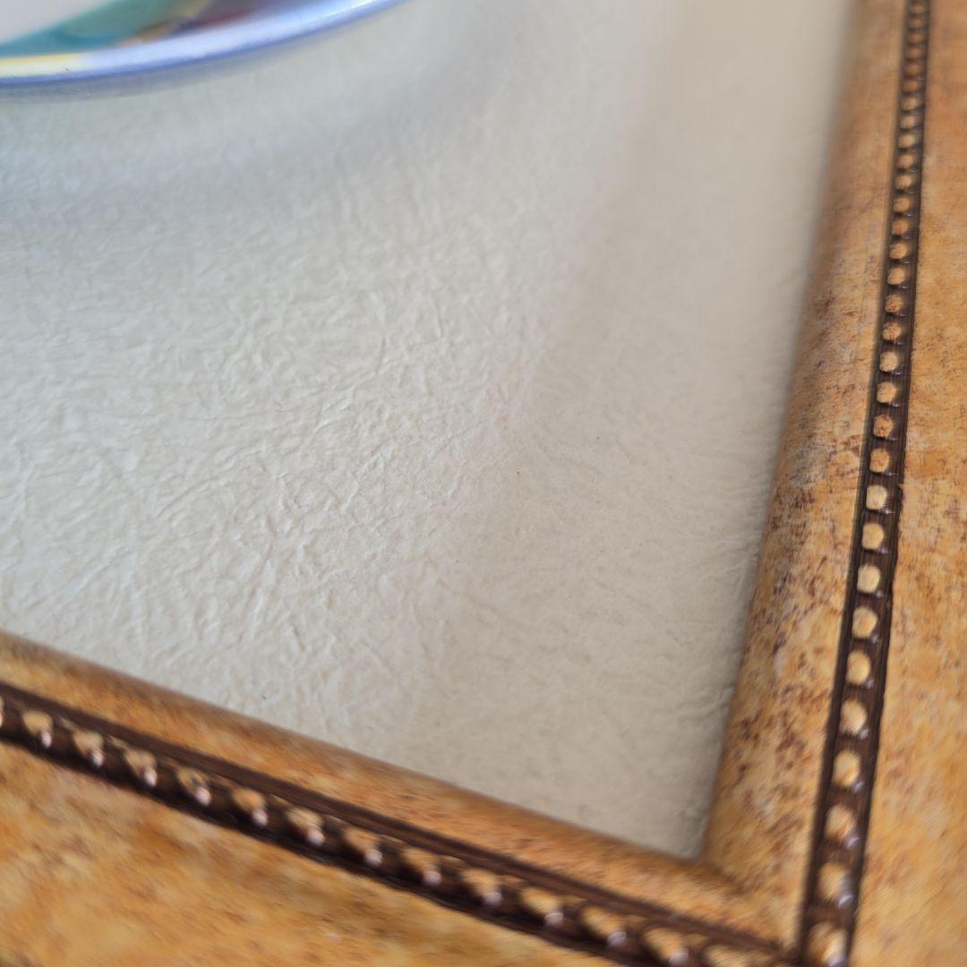 ま*ゆ様 四代徳田八十吉作 九谷焼額皿 太古の富士 額