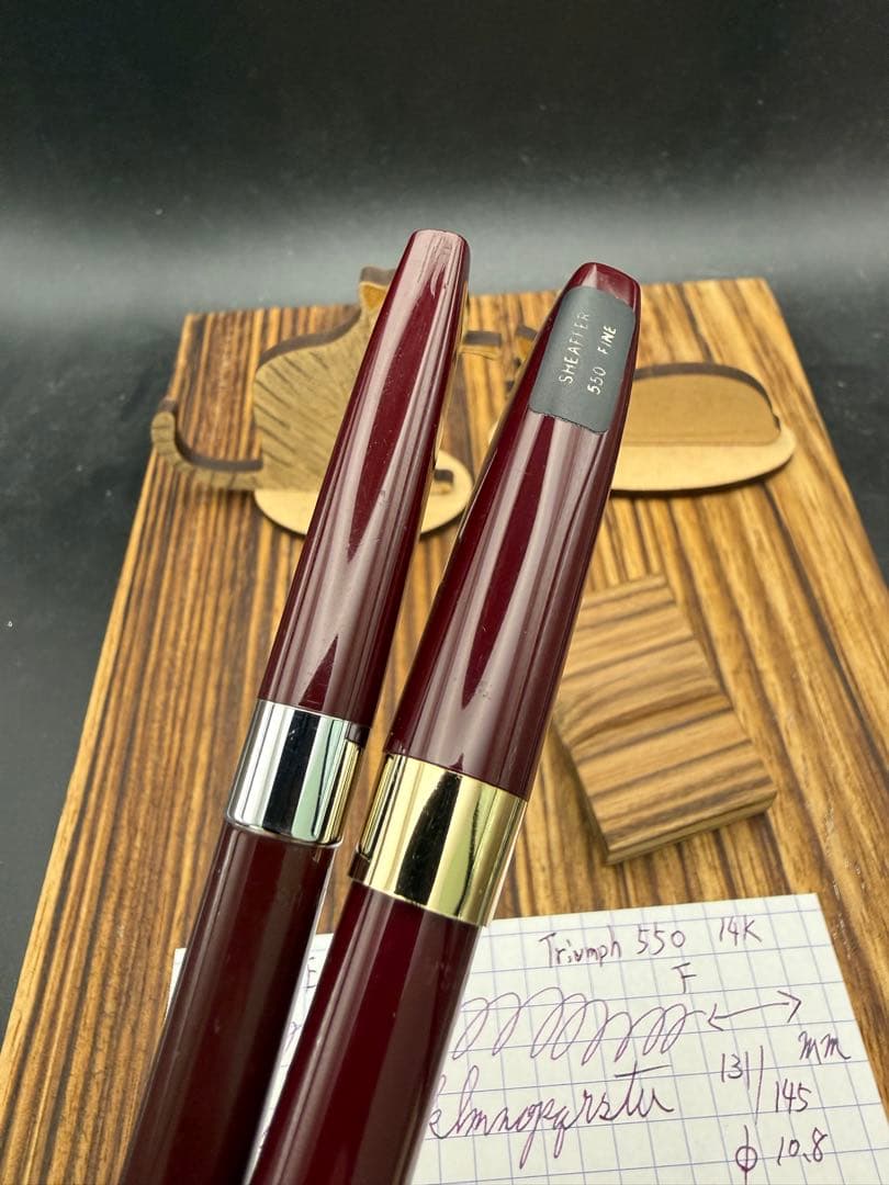 SHEAFFER 万年筆 トライアンフ 550 14K バーガンディ おまけ付