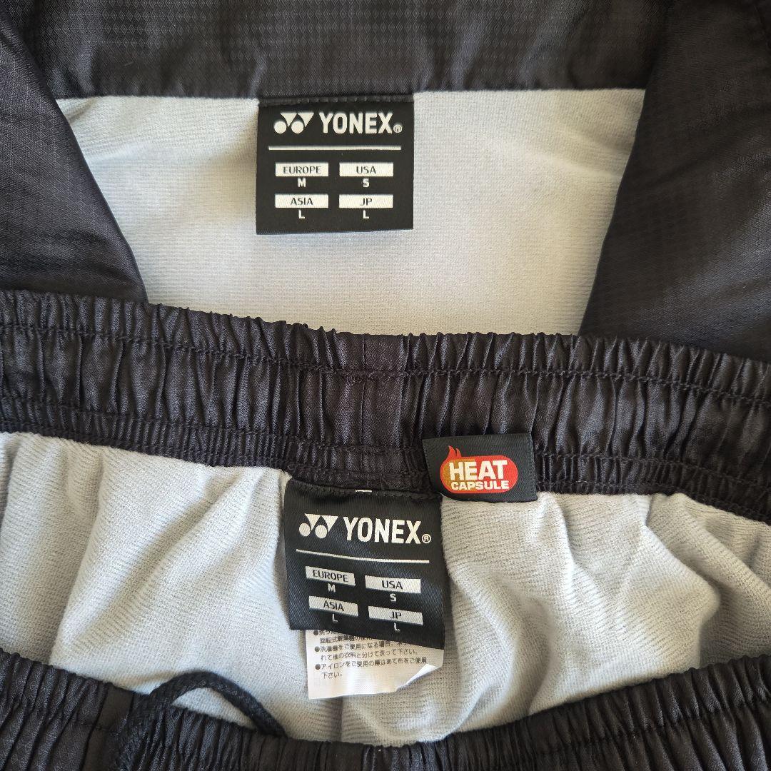 ヨネックス　ウィンドブレーカー　ヒートカプセル（上下セット）