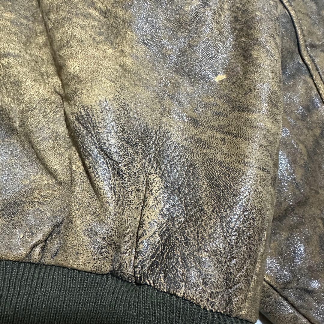 専用★L✨️ A-2 US ARMY AIR FROCE フライトジャケット レザ