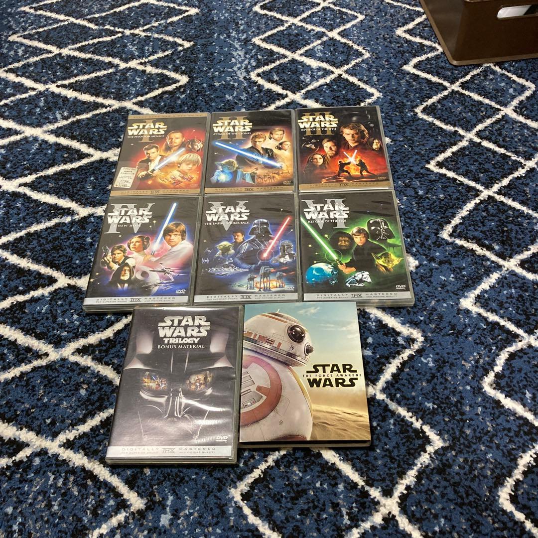 スターウォーズ、8枚、DVD