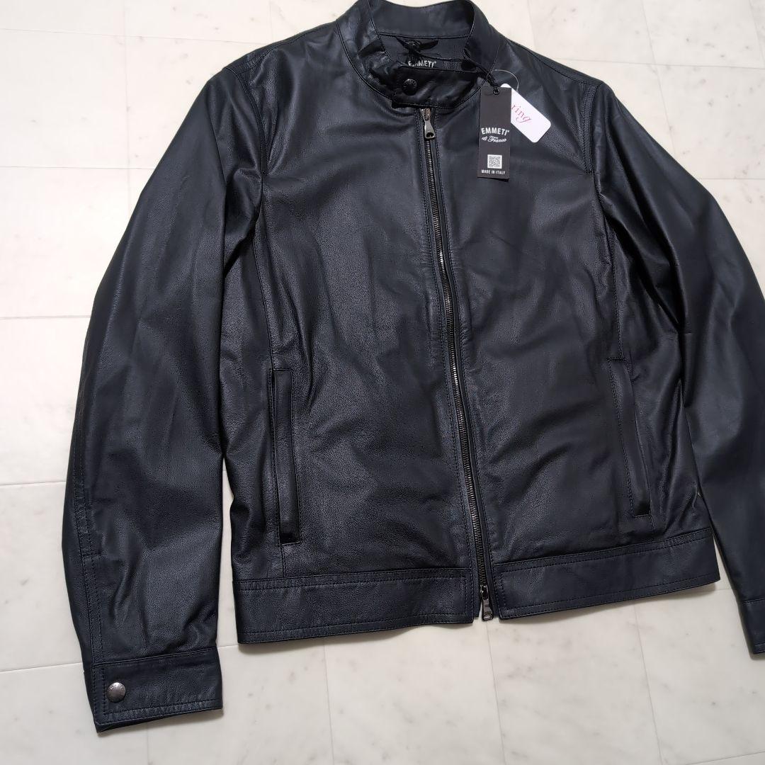 2025AW EMMETI JURI SP ラムナッパレザー シングルライダース